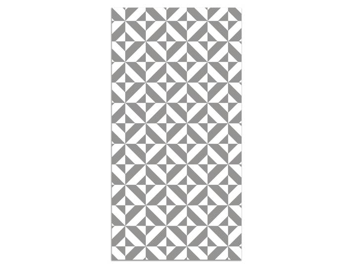 Tapis vinyle forme géométrique grise 140x200cm