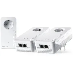 devolo Magic 2 WiFi 6 next Powerline Mesh WLAN Verstärker 3x Adapter
