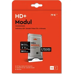 HD+ CI+ Modul inkl. Karte für 6 Monate - Serien, Filme und Sport in HD-Format