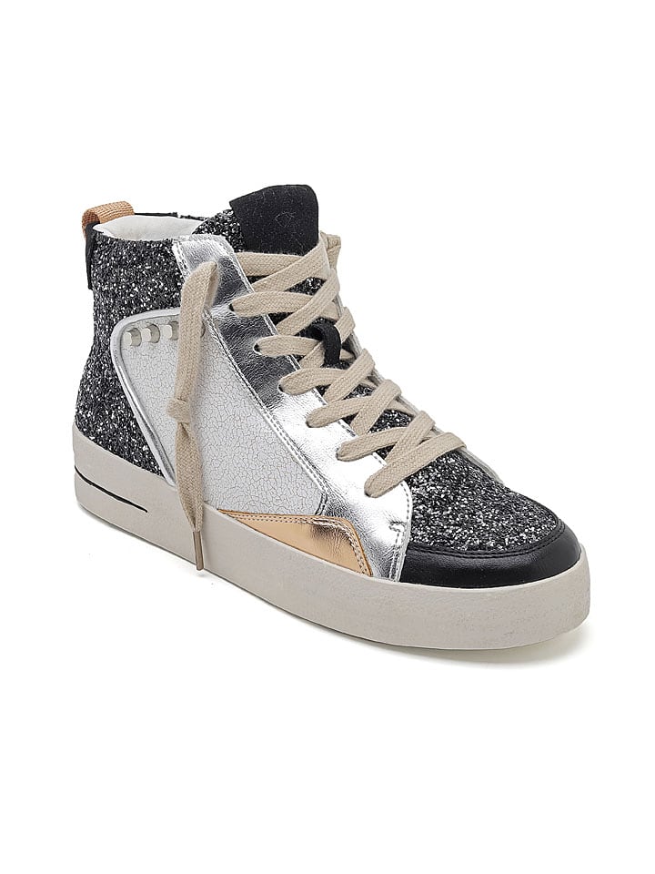 Sixth Sens Sneakers in Schwarz/ Silber - 37