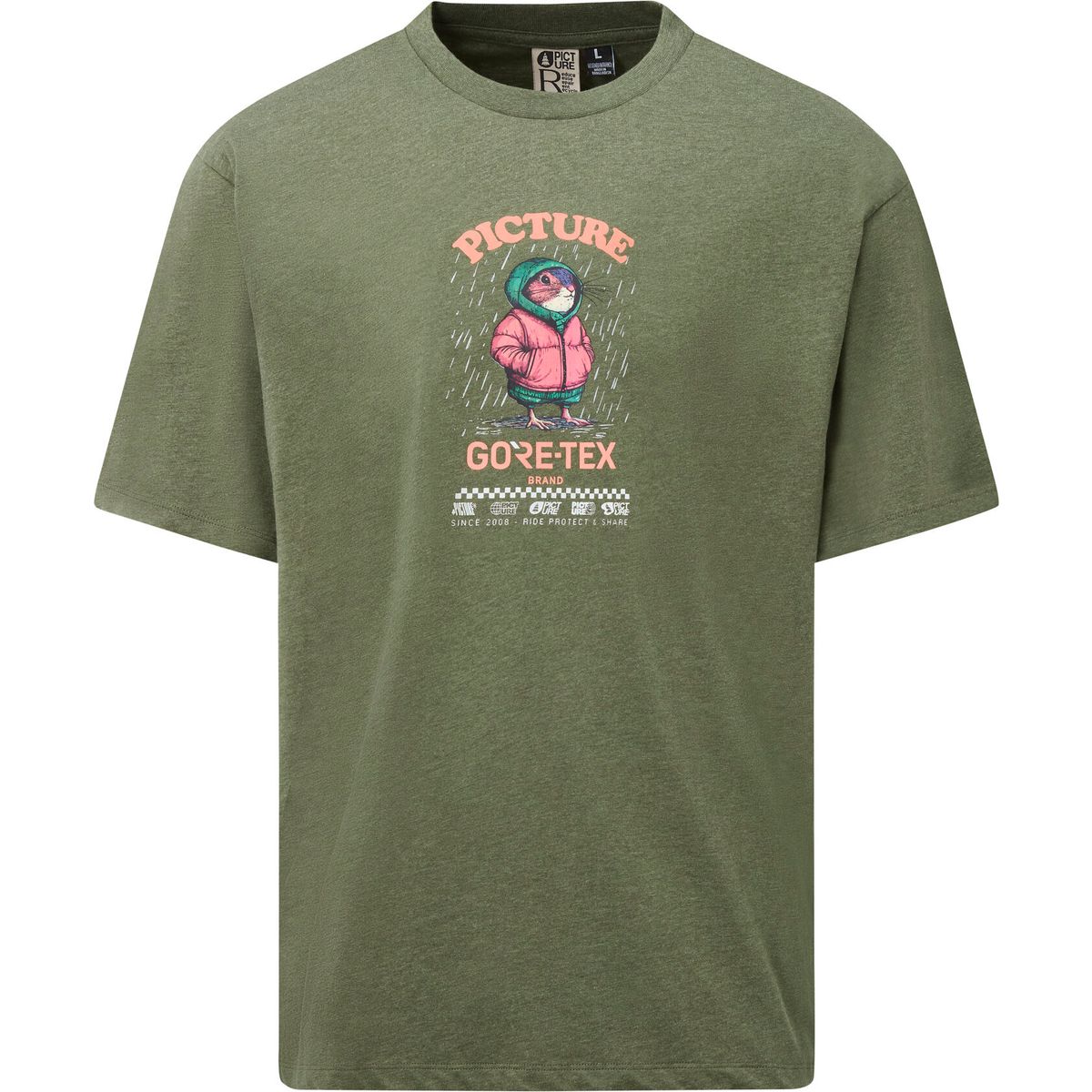 Picture X GTX Tee leaf melange (A) XL MTS1379AGrape Leaf MelangeXL