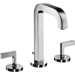 Hansgrohe 3-Loch Waschtischarmatur Axor Citterio chrom mit Hebelgriffen, 39135000 39135000