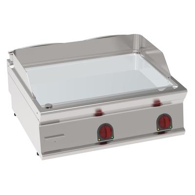 EURAST - Elektrische grillplatte cd 15 mm glatte arbeitsplatte - 800x700x280 mm - 7800 W 400/3V - 36630617