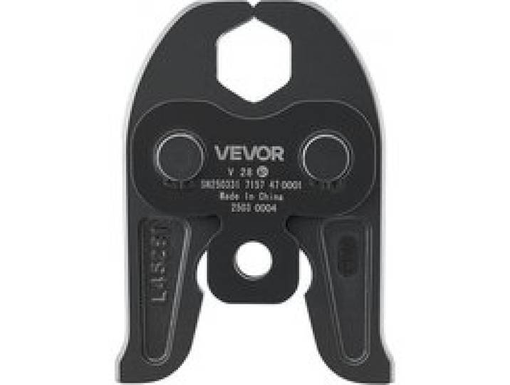 VEVOR V28 Pressbacke, 28 mm Pressbacke für V-förmige Edelstahlrohre, Crimpbacken aus Stahl, kompatibel mit 32NK Standard-Presswerkzeugen, Heizungs-, Lüftungs- und Klimasysteme, Gasleitungen
