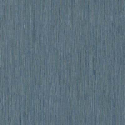 York Wallcoverings Washed Ramie Cobalt Wallpaper