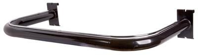 "Econoco - BLHG681 U-Shaped 1-1/4"" Round Tubing Hangrail in Black with Semi-gloss Finish - Pack of 10"