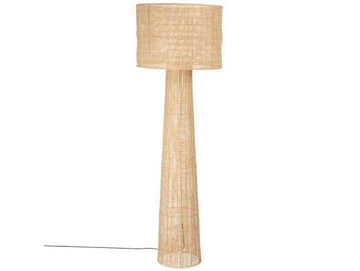 Stehlampe aus geflochtenem Rattan, Höhe 150 cm