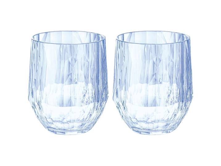 Gläser-Set Koziol Aquamarine Kunststoff H 9.8 cm 200 ml 2 Stk - Gläser-Set