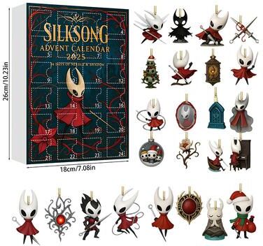 Multisell Products Hub Christmas Tree Decor, Days Hollow Knight Sequel Surprise Ornaments With Character Christmas Tree Decor, Days Hollow Knight Sequel Surprise Ornaments With Character
