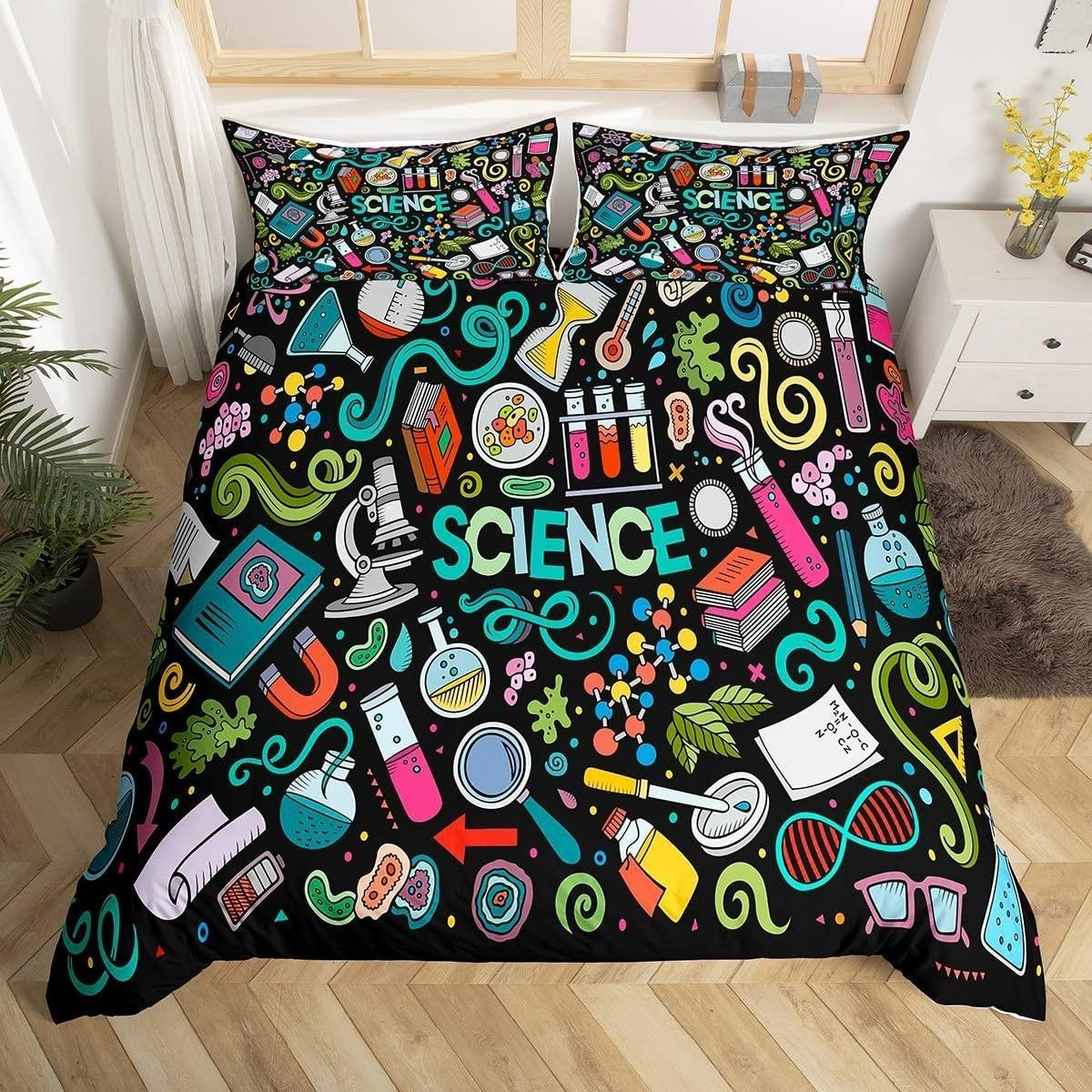 Omgoods Kids Graffiti Dekbedovertrek Set - Hip Hop Stijl voor Jongens en Meisjes