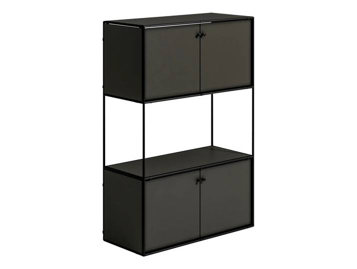 Novel Highboard BRERA OFFICE, anthrazit, Melamin