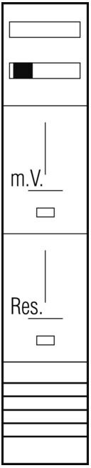 ABN Tableau de comptage 3 points 1 phase/réserve Z19111 (Z19111)