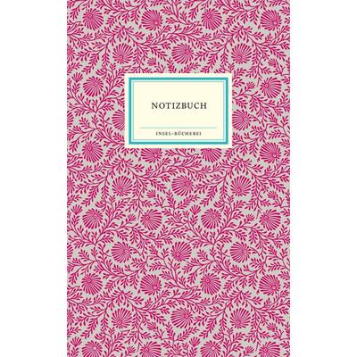 Notizbuch Insel-Bücherei »Blumendekor magenta«