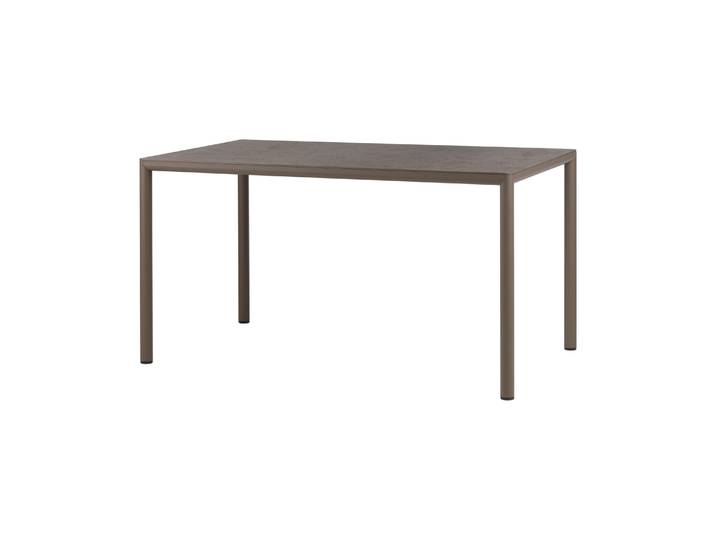 NARDI - Table rectangulaire Piave - Marron - Stratifié HPL - Designer Raffaello Galiotto