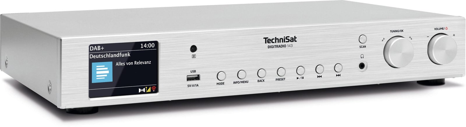 TechniSat DIGITRADIO 143 (V3) High-fidelity component met DAB+ en internetradio