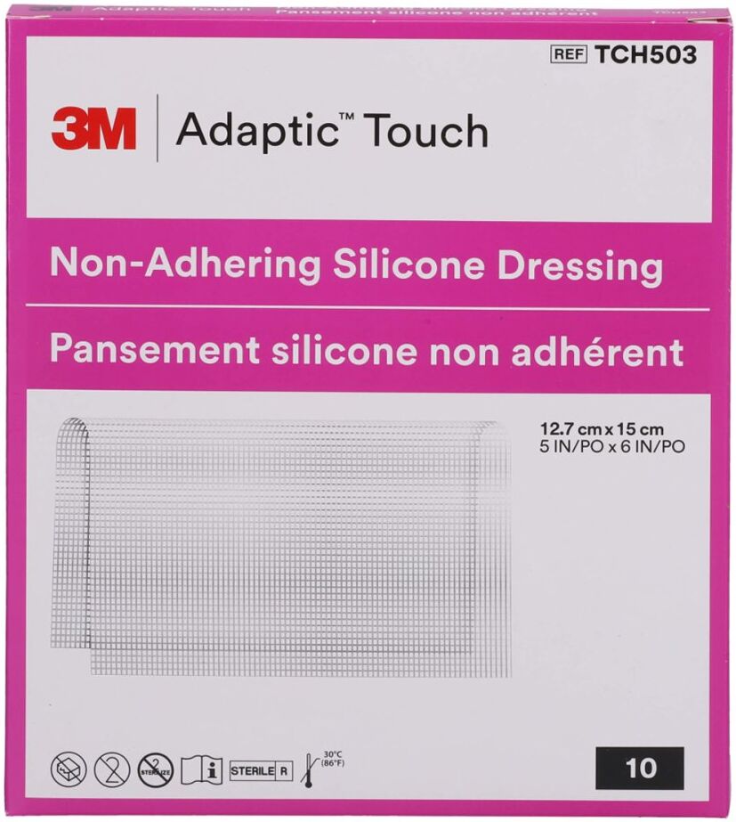 Adaptic Touch 12,7x15 Cm Nichthaft.sil.wundauflage