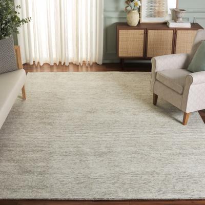 SAFAVIEH Handmade Ebony Sora Contemporary Wool Rug