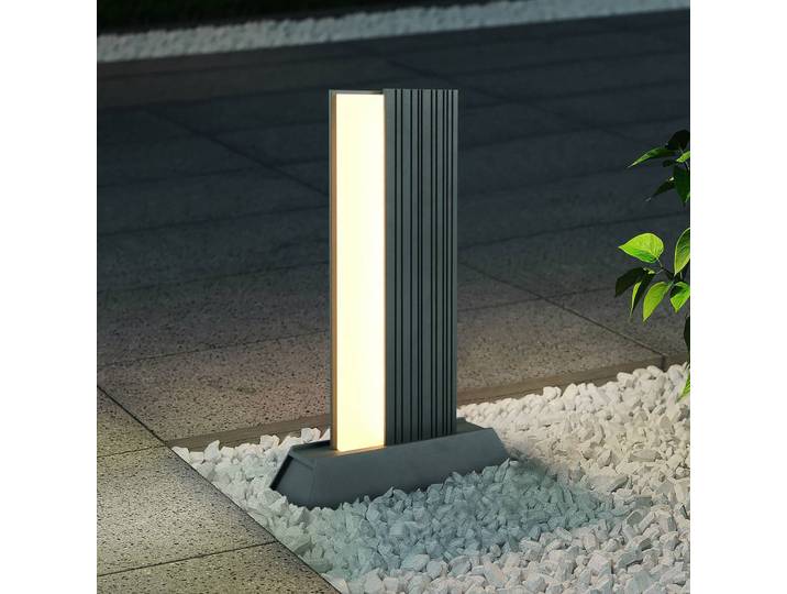 Trio Lighting LED Wegeleuchte MARIZA, schwarz, Aluminium, Modern, LED Außenleuchte
