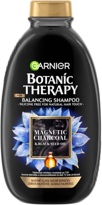 Garnier Botanic Therapy Magnetic Charcoal shampoing pour cuir chevelu gras et pointes sèches 400 ml