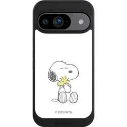 Nivocase Hülle für Google Pixel 9 Handyhülle NIVOcore Case Schwarz Liebe Peanuts Snoopy (Google Pixel 9), Smartphone Hülle, Schwarz