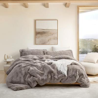 1250 Chunky Bunnies 2X - Coma Inducer® Oversized Comforter Set - Taupewood