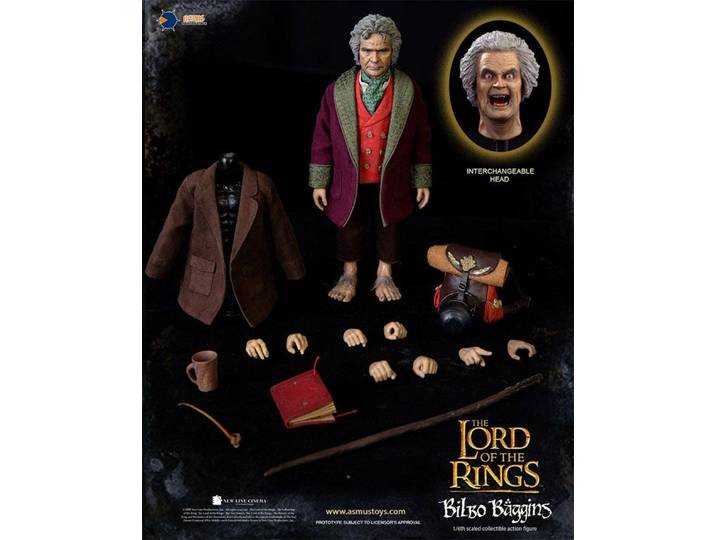 Asmus Collectible Toys Actionfigur Der Herr der Ringe (The Lord Of The Rings) 1/6 Bilbo Baggins 20 cm Act
