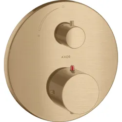 Hansgrohe AXOR Starck Thermostatmischer Unterputz, Brushed Bronze, 1 Verbraucher, max. Durchfluss 25 l/min, min./max. Betriebsdruck 1/10 bar