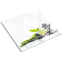 GLASPLATTE 60x52 cm Orchidee