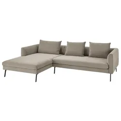 Sormani Ecksofa Livorno Cord Beige Sand