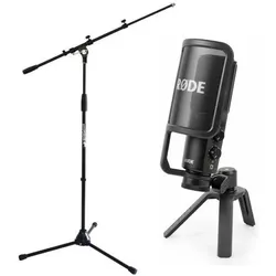 RØDE NT-USB+ - USB-Kondensatormikrofon mit Stativ, Mikrofon