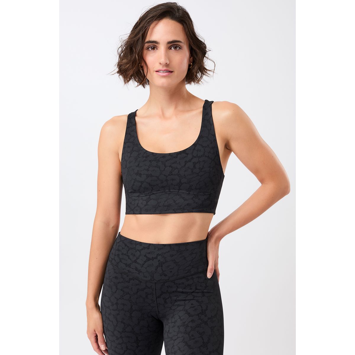 Mandala Sports Bra Printed leo black XS BR05JE88-Sports-Bra-Printed-leo-black-XS