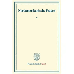 Nordamerikanische Fragen., Fachbücher