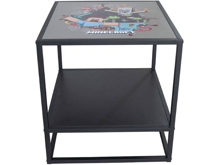 MINECRAFT Beistelltisch MINECRAFT 45x45x48cm schwarz