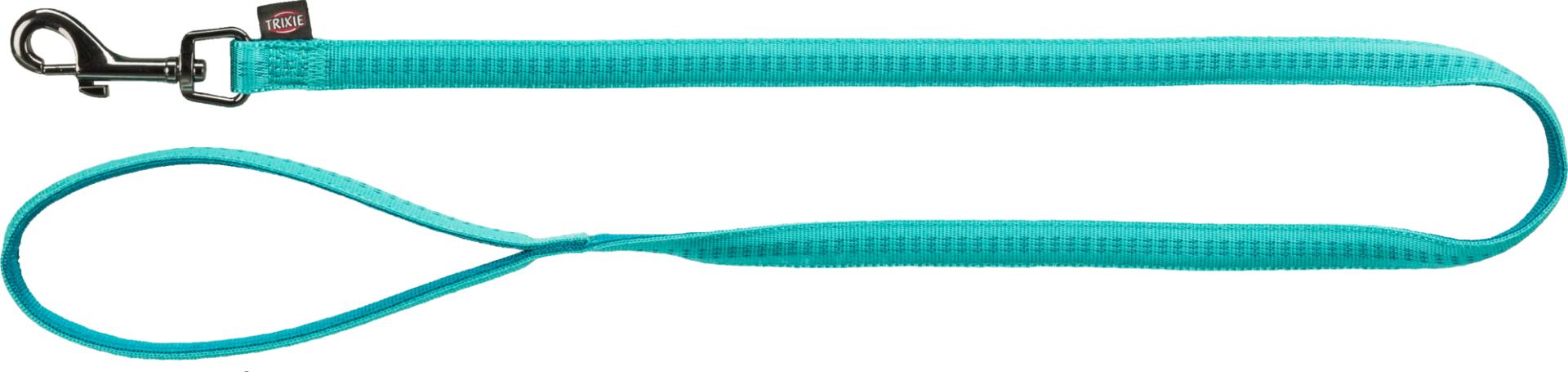 TRIXIE Softline Elegance Leine, S: 1,00 m / 15 mm, ozean / petrol