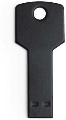 Clé personnalisable USB 16GB Fixing aluminium noir