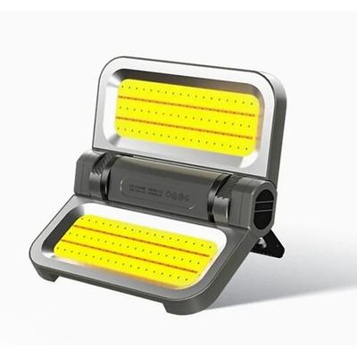 LED-Campinglampe, wiederaufladbare Magnetlampe, 230° drehbar, faltbar, wasserdicht, solarbetrieben, für Outdoor-Camping, Wandern, Zelten, Überleben, Nachtangeln, Spaziergänge und Arbeit