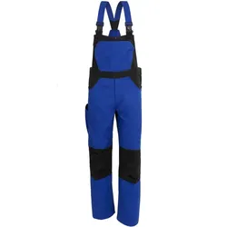 Latzhose "61937QX" X-Serie - 48 - kornblau/schwarz