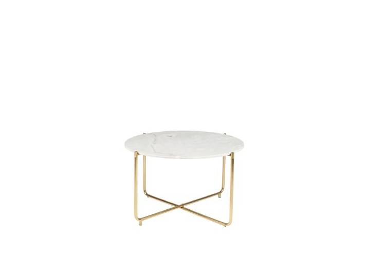 Froschkönig24 Timpa Marble Couchtisch Ø70cm Marmor Weiß