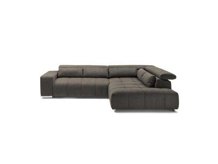 Trendstore Christel Ecksofa wahlweise mit Hocker - Chenille Bost
