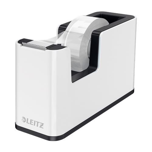 LEITZ Tischabroller WOW Duo Colour perlweiß/schwarz