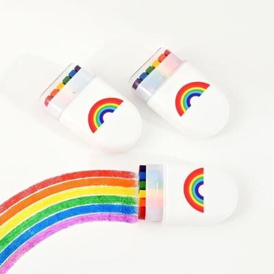 Uplift Essentials 2 Piece Pocket Sized Rainbow Face & Body Paint Crayon Set 2 Piece Pocket Sized Rainbow Face & Body Paint Crayon Set