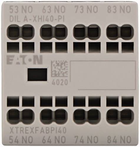 Eaton DILA-XHI40-PI Hilfsschalterblock 4 Schließer 4A 1St.