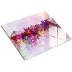 GLASPLATTE 60x52 cm Warschau