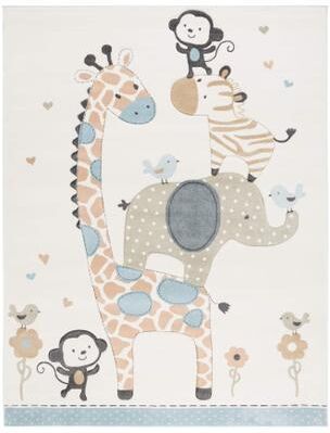 SAFAVIEH Carousel Kids Brandusa Animal Rug