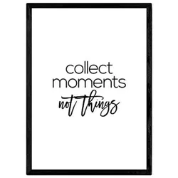 POSTER Inspirierend Phrase – Save Momente A3 Rahmenlos