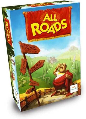 All Roads Strategy Board Game by Lautapelit.fi - Develop the Roman Landscape with Houses, Villas, and Monuments