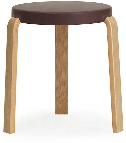 Normann Copenhagen Hocker (olivgrün, Eiche) olivgrün   Eiche