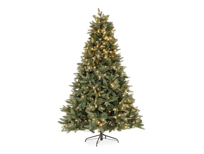 Sapin de Noël en polyéthylène et PVC, hauteur 150 cm, 1367 branches, 2