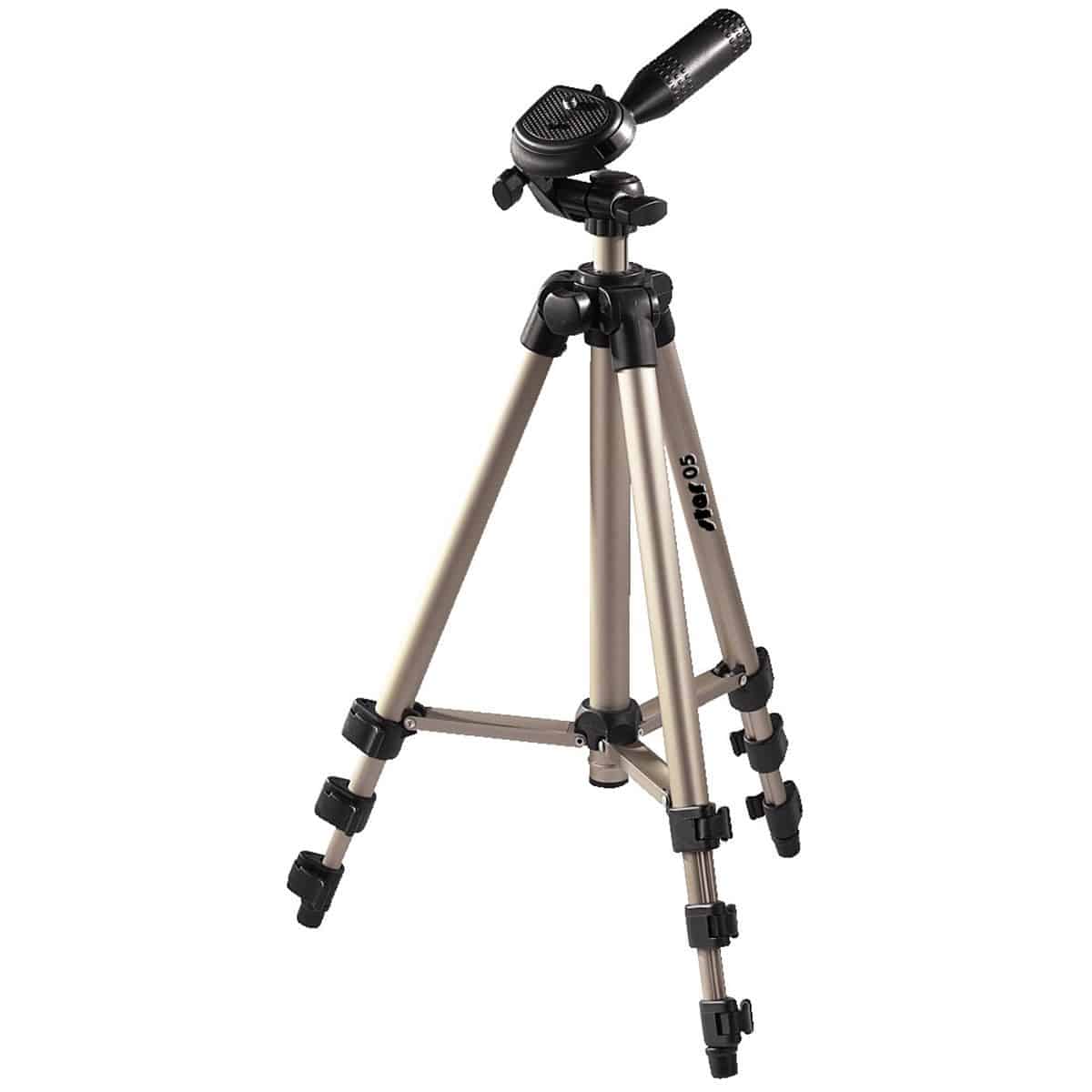 Hama 3 Bein(e) Stativ 004105 Star 5 (Schwarz) 00004105