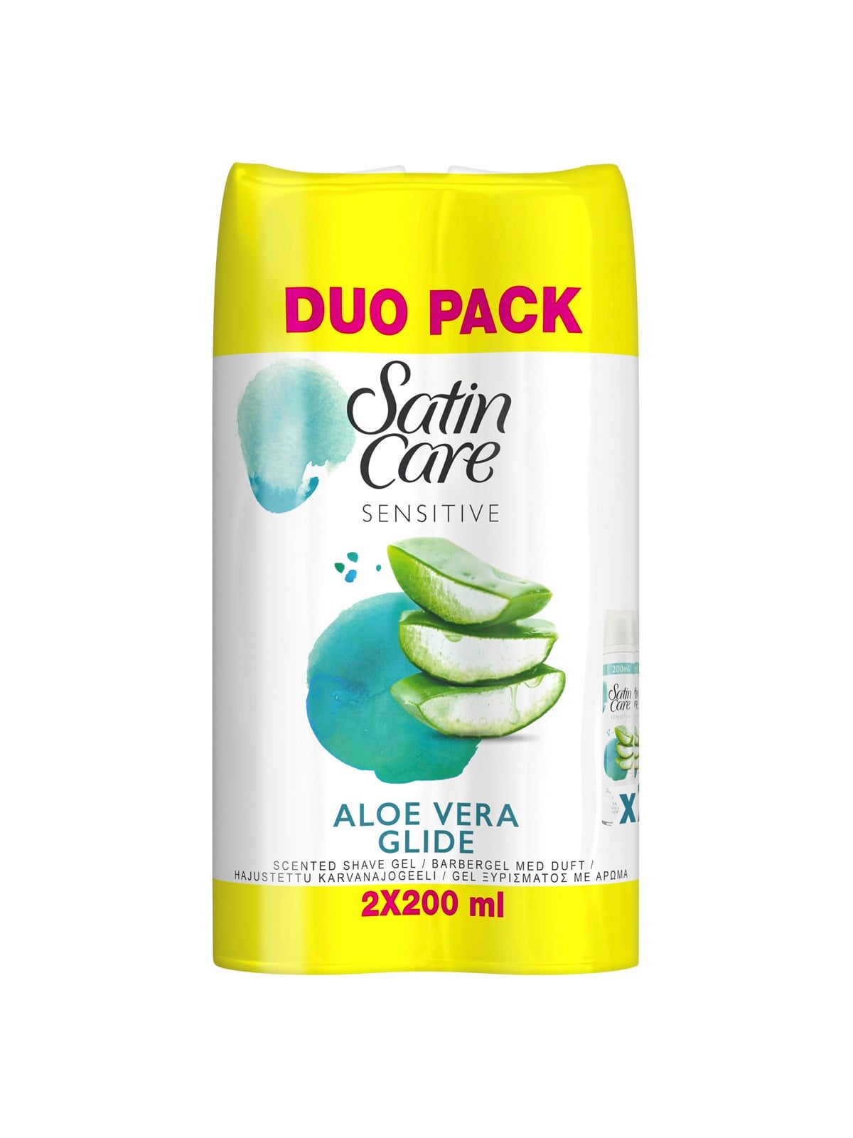 Satin Care Zubehör Aloe Vera 2x200 ml Twinpack